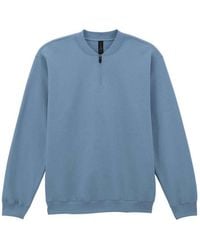 Gildan - Softstyle Midweight Quarter Zip Sweatshirt - Lyst