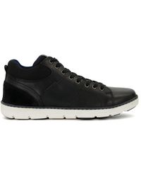 Dune - 'statter' Leather Hi Tops - Lyst