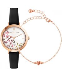 Ted Baker - Ammy Hearts Stainless Steel Fashion Analogue Watch - Bkg0282009i - Lyst