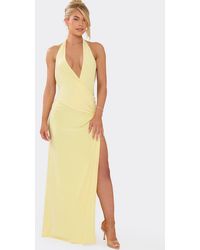 EGO - Sleeveless Drape Maxi Dress - Lyst
