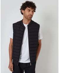 Threadbare - Quilted Hybrid Gilet - Lyst