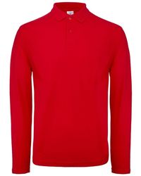 Bc - Collection Long Sleeve Polo Shirt - Lyst