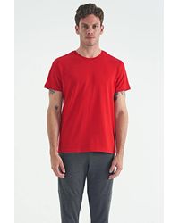 TOMMY LIFE - Cotton Elastane Crew Neck T-Shirt - Lyst