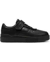 Clarks - Somerset Flex Kid Leather Trainers, Riptape, School Shoes - Lyst