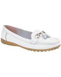 Boulevard - Action Leather Tassle Loafers - Lyst