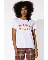 Sub_Urban Riot - Be A Nice Human Womens Loose Slogan T-shirt - Lyst