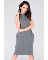 Love Lace - Shaping Knit Dress With Hip Pockets - Lyst