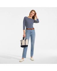 Lands' End - Recover Straight Leg Jeans, High Waisted - Lyst
