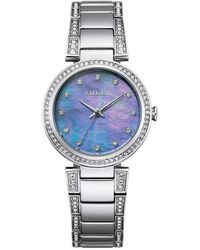Citizen - Silhouette Crystal Stainless Steel Classic Watch - Em0840-59n - Lyst