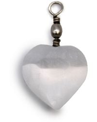 KDMD - Selenite Heart Pendant - Lyst