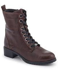 Jones Bootmaker - Maura Leather Block Heel Boots - Lyst