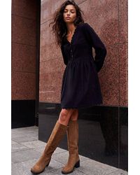 D.u.s.k - Scallop Edge Corduroy Dress - Lyst