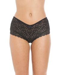 CAMILLE - Three Pack Floral Lace Boxer Shorts - Lyst