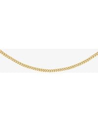 T.H.Baker - Sterling 41Cm Panza Curb Chain Necklace 8.91.0153-41 - Lyst