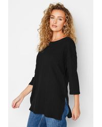 Long Tall Sally - Tall Ribbed Tunic Top - Lyst