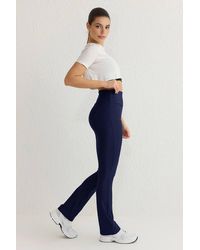 WOVCOR - High-Waist Straight Cut Knit Sports Leggings - Lyst