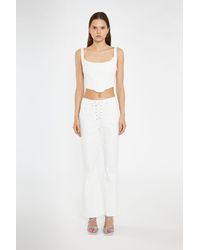 Shnoo - Lace-Up Jeans - Lyst