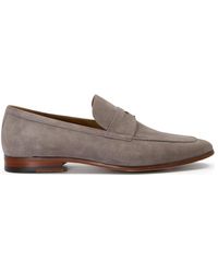 Dune - 'silas' Suede Loafers - Lyst