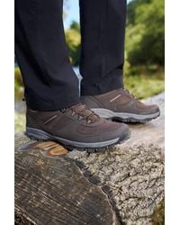 Mountain Warehouse - 'Mcleod' Cushioned Breathable Lace Up Wide Fit Walking Hiking Shoes - Lyst