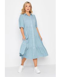 Yours - Shirt Dress - Lyst