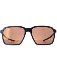 Police - Square Semi Matte Ruthenium Mirror Bronze Spll16 Solstice 5 - Lyst