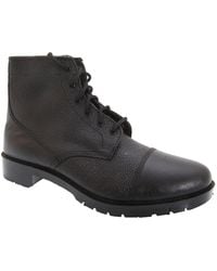 Grafters - Grain Leather 6 Eye Cadet Boots - Lyst