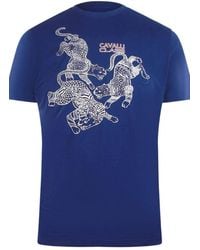 Roberto Cavalli - Short Sleeve Relaxed Fit T-Shirt - Lyst