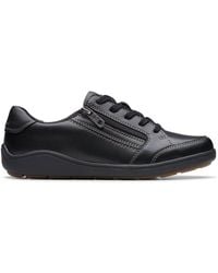 Clarks - Bryianne Bayla Leather Trainers - Lyst