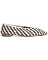 Dune - 'Henlee' Leather Ballet Pumps - Lyst