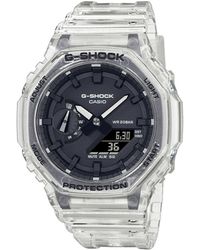 G-Shock - G-shock Plastic/resin Classic Digital Quartz Watch - Ga-2100ske-7aer - Lyst