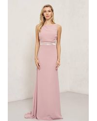 TFNC London - Halannah Pale Mauve Maxi Dress - Lyst
