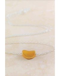 Otis Jaxon London - Bean Sterling Pendant Necklace - Lyst