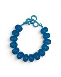 Michael Nash Jewelry - Vivienne Cerulean Resin Necklace - Lyst