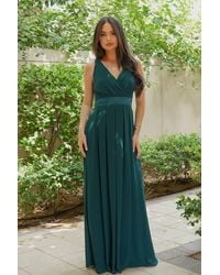 TFNC London - Kily Forest Maxi Dress - Lyst