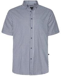 KAM Jeanswear - Short Sleeve Classic Gingham Check Shirt For - Lyst