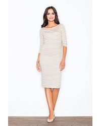 Love Lace - Soft Cotton Elastane Day Dress Side Zip - Lyst