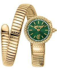 Just Cavalli - Jc1L351M0035 Signature Snake 22Mm Quartz Watch - Lyst