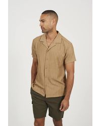 Brave Soul - Regular Fit Revere Collar Button-Up Shirt - Lyst