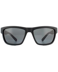 Polaroid - Sport Wrap Black Grey Polarized Sunglasses - Lyst