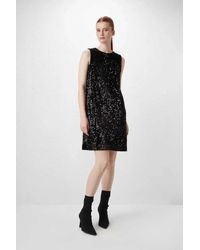 GUSTO - Sequinned Classic Dress - Lyst