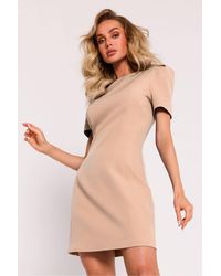 Love Lace - Evening Short Sleeve Mini Dress With Zip - Lyst