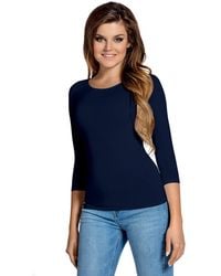 Love Lace - Smooth Fitted 3/4 Sleeve Blouse Style 136937 - Lyst