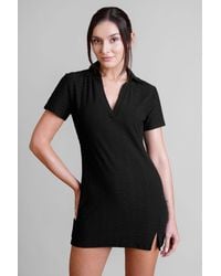 Enorsia - Textured Longline Polo - Lyst
