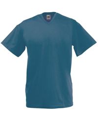 Fruit Of The Loom - Valueweight V-neck, Short Sleeve T-shirt - Lyst