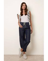 Blue Vanilla - Elasticated Waist Slip On Jeans - Lyst