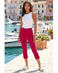 Roman - Cropped Stretch Trouser Capri Summer Leggings 3/4 Pedal Pushers - Lyst