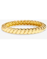 Jon Richard - Plated Ridge Bangle - Lyst
