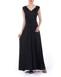 jolie moi plunge wrap dress