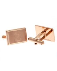 Liverpool Fc - Rose Gold Plated Cufflinks - Lyst