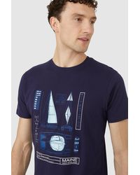MAINE - Catamaran Tech Crew Neck T-shirt - Lyst